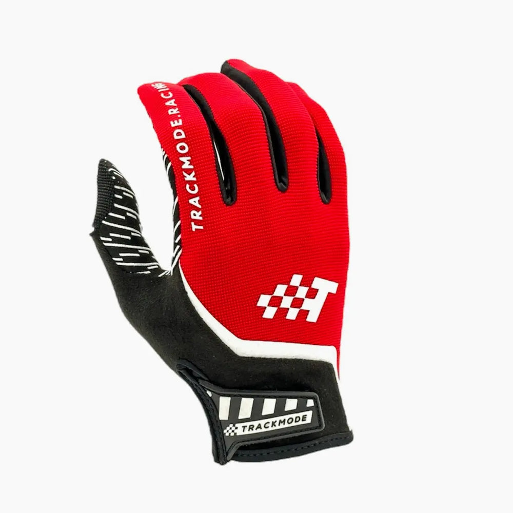 TRACKMODE Spectral trackday & simracing gloves in racing red
