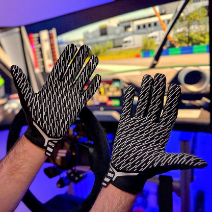 TRACKMODE Spectral trackday & simracing gloves in racing black TRACKMODE
