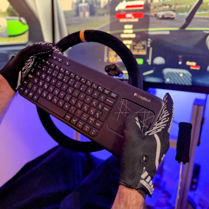 TRACKMODE Spectral trackday & simracing gloves in racing black TRACKMODE