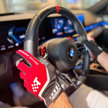 TRACKMODE Spectral trackday & simracing gloves in racing red TRACKMODE