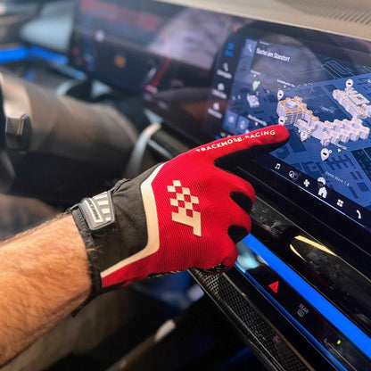 TRACKMODE Spectral trackday & simracing gloves in racing red TRACKMODE